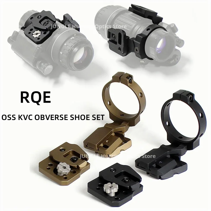 NVG Mount OSS OBVERSE SHOE SET Dovetail PVS-14 Arms fit KVC Universal Bridge Night Vision Goggles Monocular or Binocular Bracket