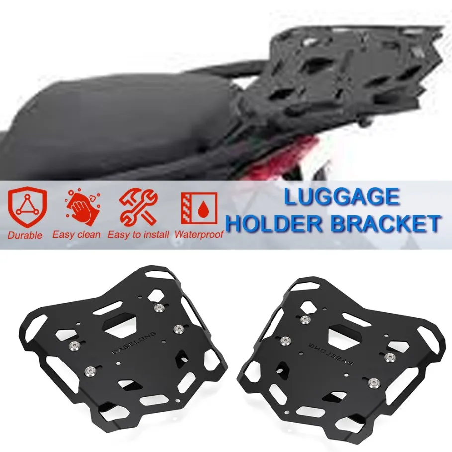 

2025 2024 2023 FOR DUCATI MULTISTRADA V4/V4S 2021-2025 Motorcycle Carrier Case Top Box Support Holder Bracket Rear Luggage Rack