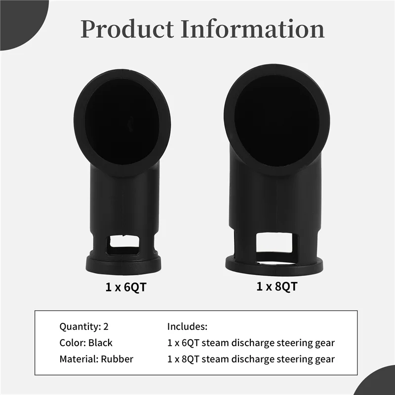 ملحقات المطبخ لتحرير البخار مناسبة لوعاء نينجا فودي كروك وعاء قدر الضغط لـ 6QT 8QT-A58E