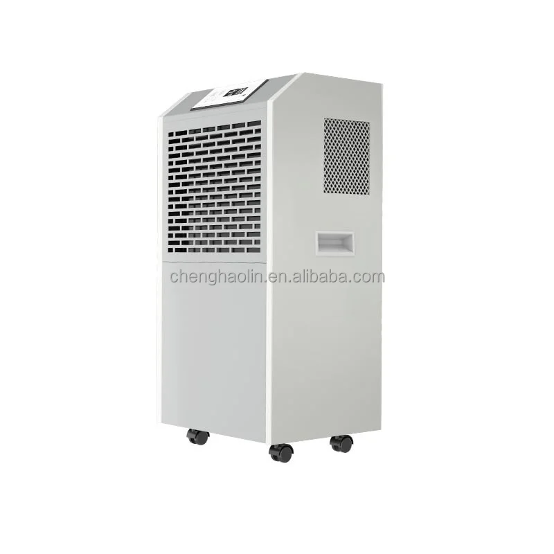Home Industrial Drying Equipment Basement Workshop Automatic Industrial Commercial Air Drying Equipment 158 Litre Dehumidifier