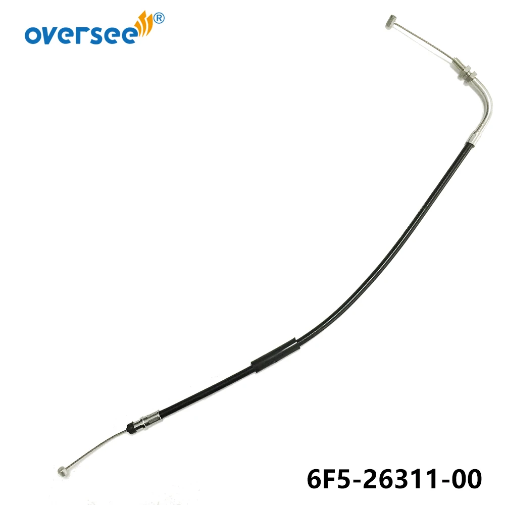 OVERSEE 6F5-26311 Throttle Cable Assy Fit For Yamaha Parsun Makara Outboard Motor 2T 40HP E K 40J 6F5-26311-00