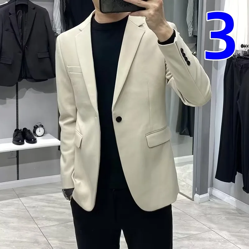 X0103 neuer britischer Anzug Herren anzug Slim Fit kleiner Anzug Business anzug Begleiter Bräutigam Hochzeits kleid Freizeit anzug