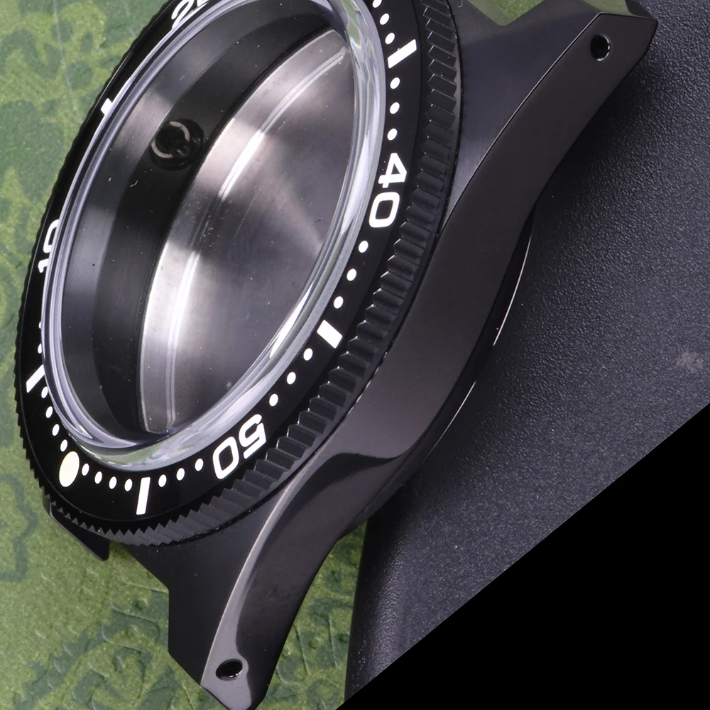 

Корпус для часов HEIMDALLR 62MAS, стальной черный корпус, 3.0 O'clock C3 Lume, сапфировое стекло для NH35 36, автоматический механизм, часы для дайвинга