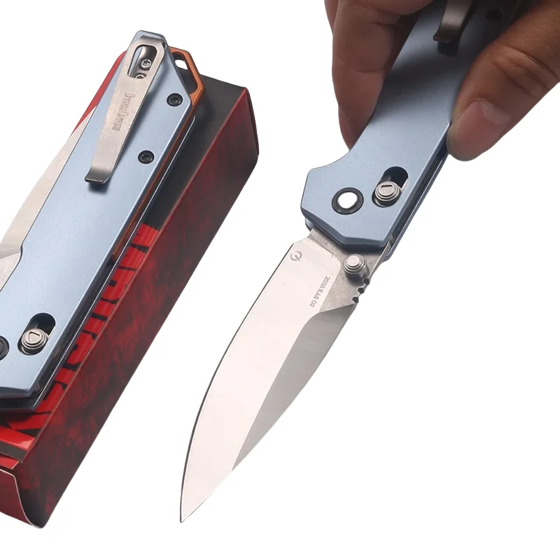 AXIS Collapsible D2 steel blade Aluminum alloy handle Outdoor fishing camping fruit knife EDC tool