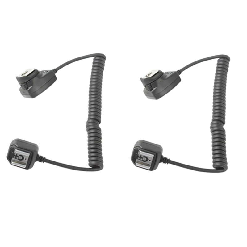 

2Pcs OC-E3 Off Camera Flash Camera Extension Cord Flash Sync Focus Cable Cord Remote Focus Cable For Flashlight Canon
