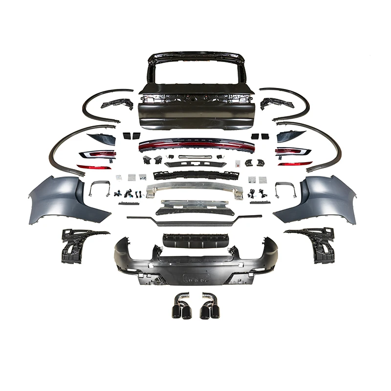 Geeignet für Porsche Body Kit 2015–2017, Cayenne Upgrade 2024, Cayenne Turbo GT, Frontstoßstange und hintere Stoßstange, Rücklicht, Auto-Bodykit