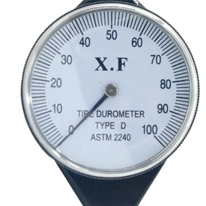 Durometer Hardness Tester Rubber Tire Durometer Rubber Tire Durometer Gauge 0-100 Degrees With Large LCD Display Type D-LICG