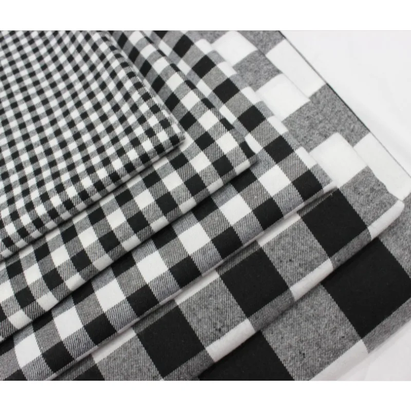 عيد الميلاد منقوشة النسيج لكل متر ل قميص السراويل تنورة مفرش المائدة أغطية الرأس Diy بها بنفسك الخياطة الغزل مصبوغ لينة نحى النسيج القماش الأحمر