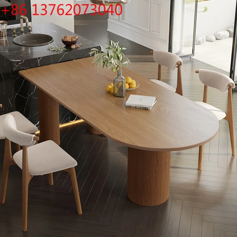 

Solid wood dining table for small family dining room bar table