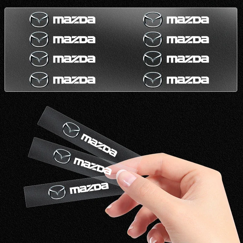 Car Logo Stickers Door Side Window Body Universal Decal For Mazda 2 3 5 6 Axela Atenza Speed 6 CX-3 MS Demio MPS Miata RX-7 RX-8 view 2