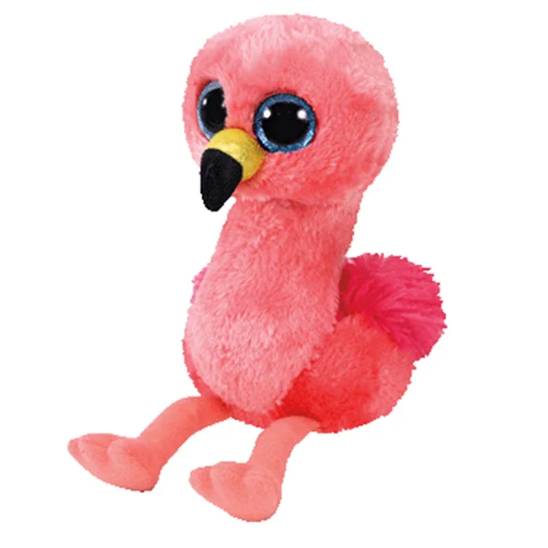 Ty Beanie Boos Gilda the Pink Flamingo 6