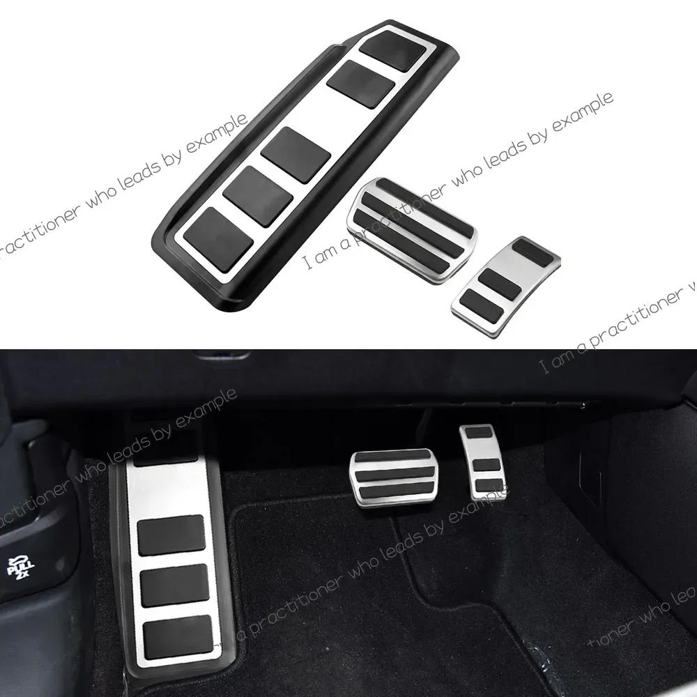 Car Pedals for 2019-2023 Lincoln Aviator LHD Brake Gas Pedal Covers Anti-Slip AT Accessories