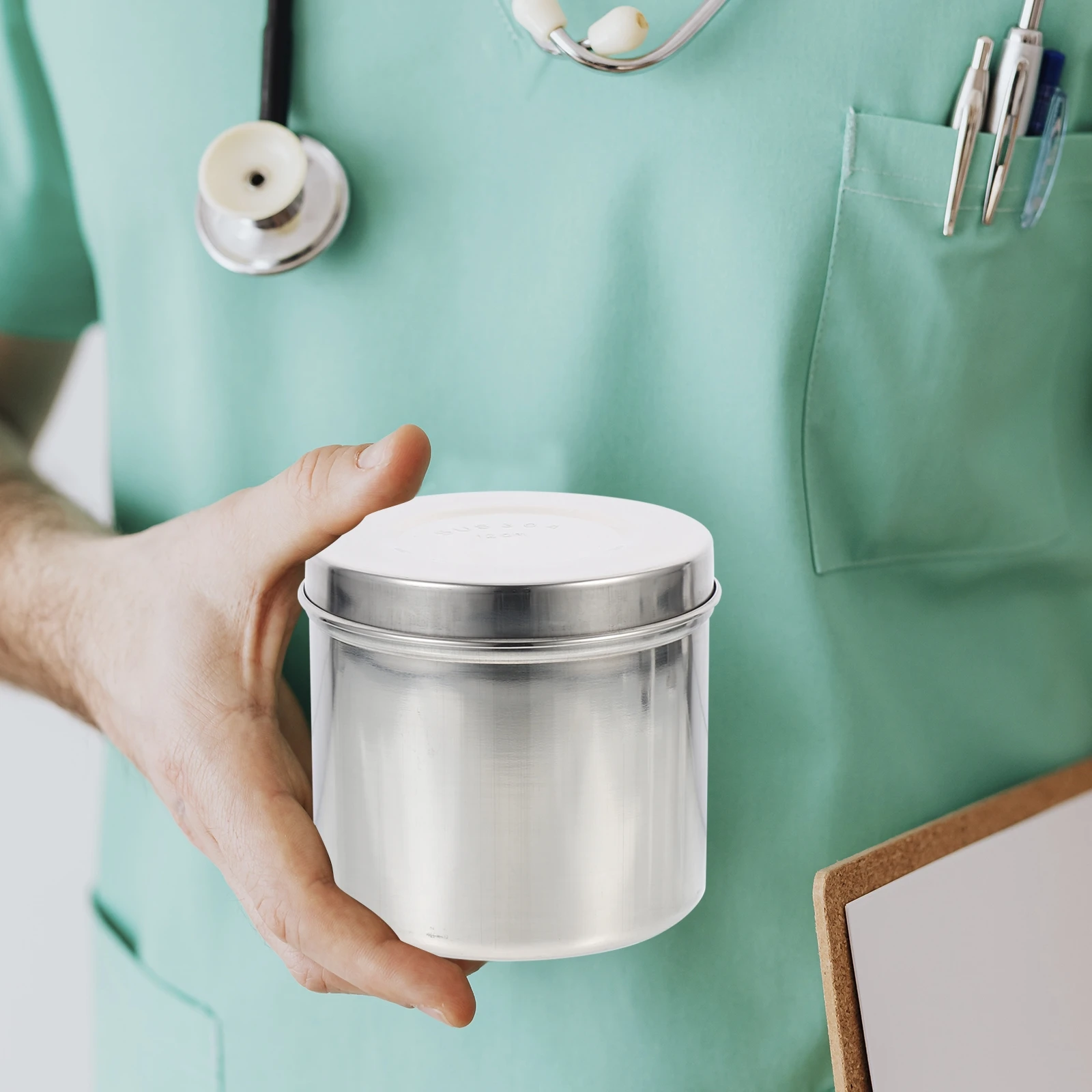 

Dressing Ointment Jar Kitchen Storage Containers Stainless Steel Airtight Coffee Silver Cereal Soap Salts