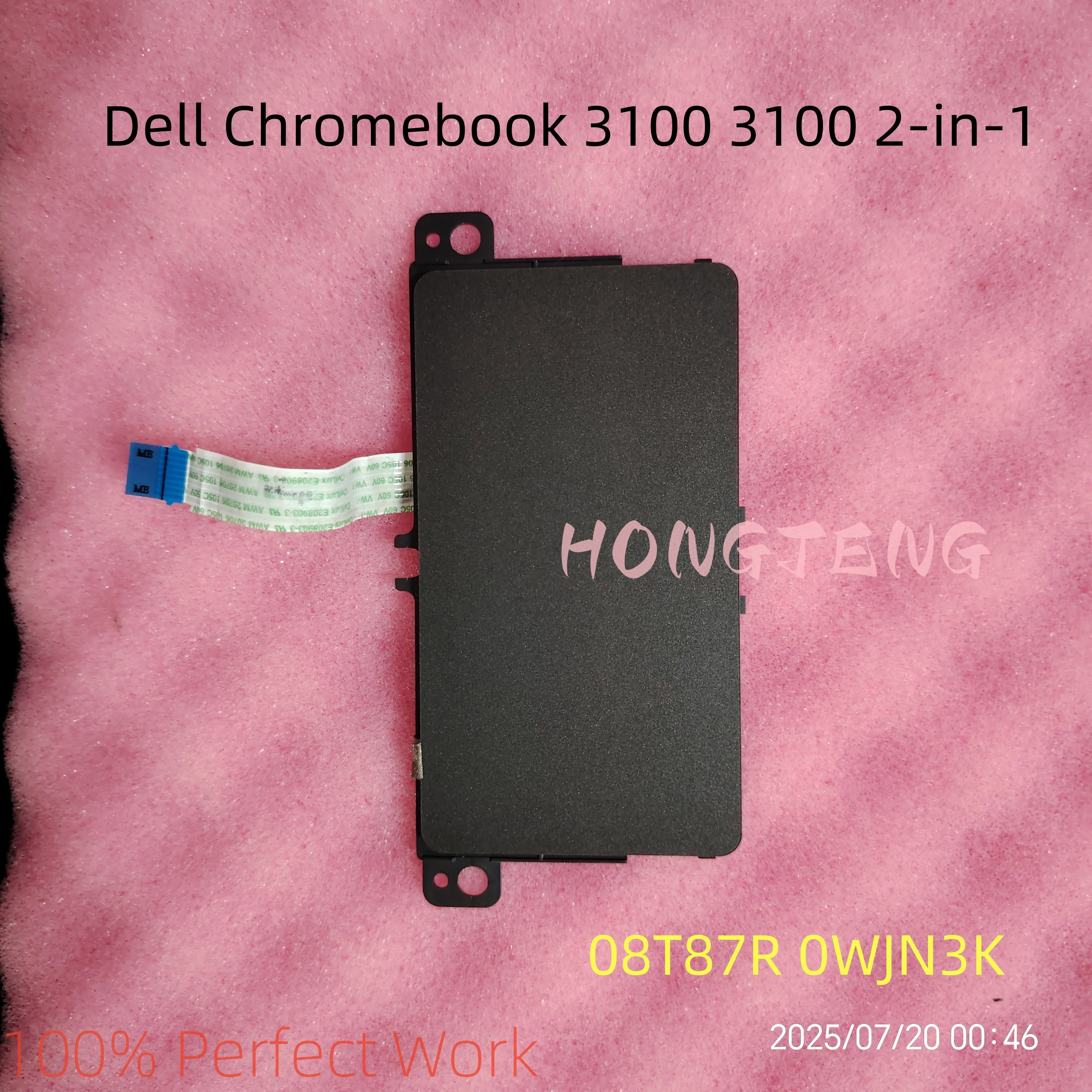 Original For Dell Chromebook 3100 3100 2-in-1 Touchpad Sensor Module 08T87R 0WJN3K WJN3K Tested Fast Shipping