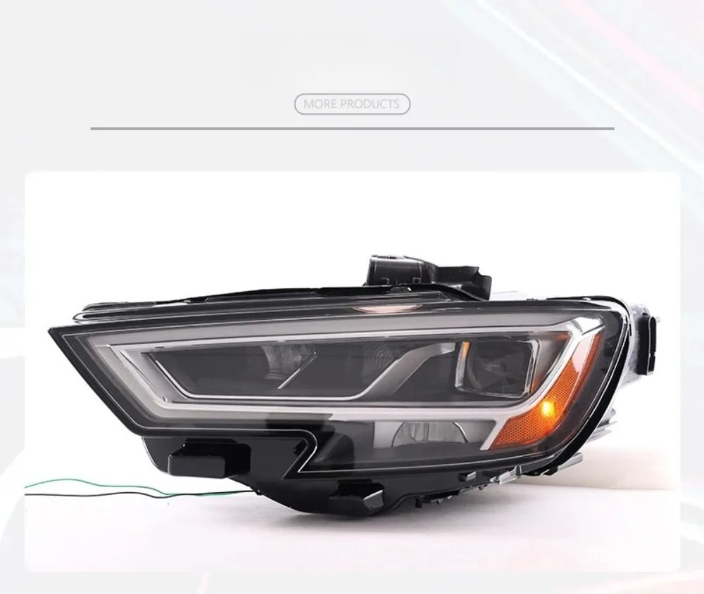A3 2017-2020 USA Version LED Front Headlight Assembly DRL Auto Lighting Parts