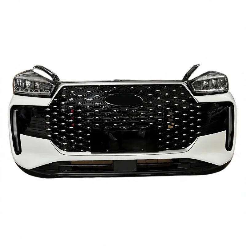 Genuine  Guohao Front Bumper Assembly Kit Bolt-On for Chery Tiggo 4 with Headlights Radiator Electric Fan Grille Auto Bumper