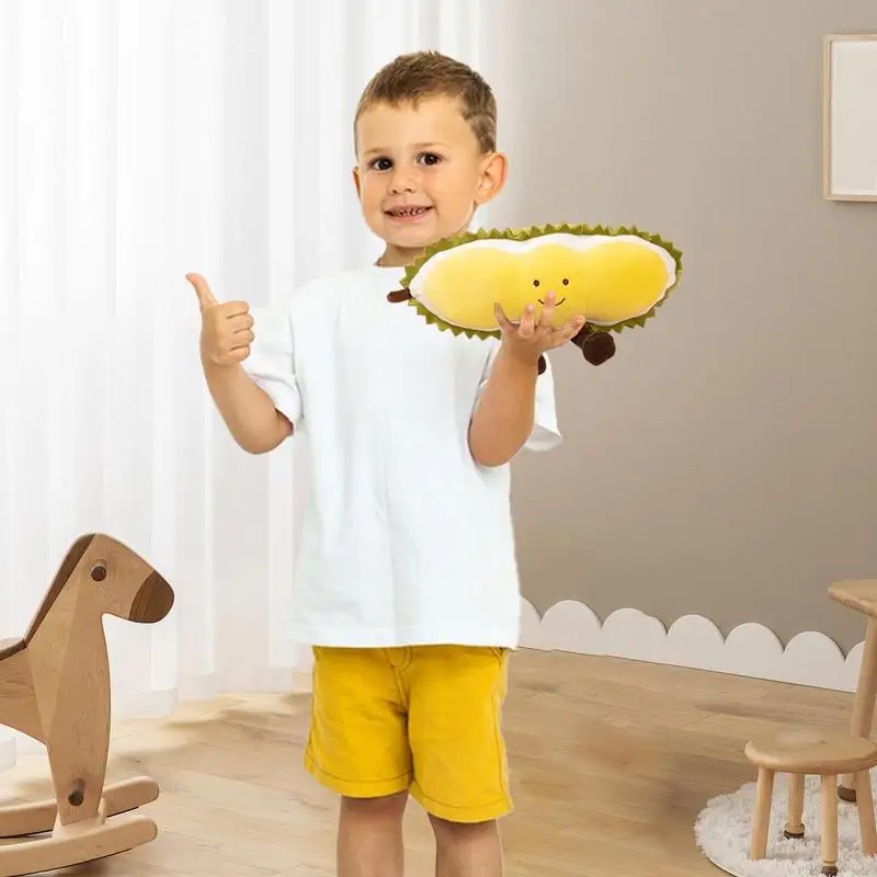 Brinquedo de pelúcia bonito durian macio boneca de pelúcia brinquedos de pelúcia realista decoração do quarto simulação criativo crianças travesseiro para decoração casa