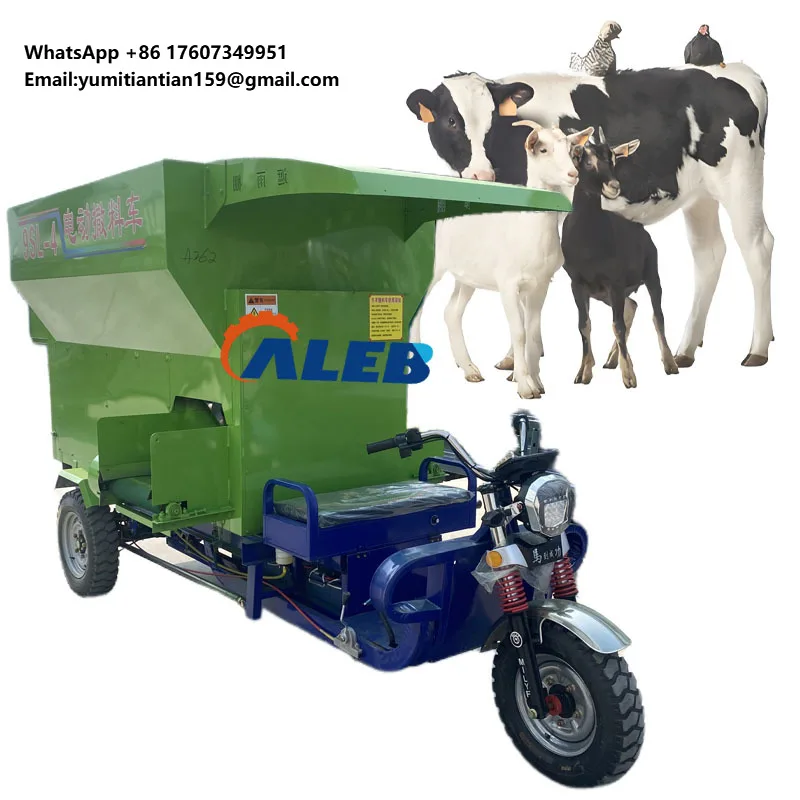 Máquina de alimentación de forraje barata para cría de granjas y ganado por caballos