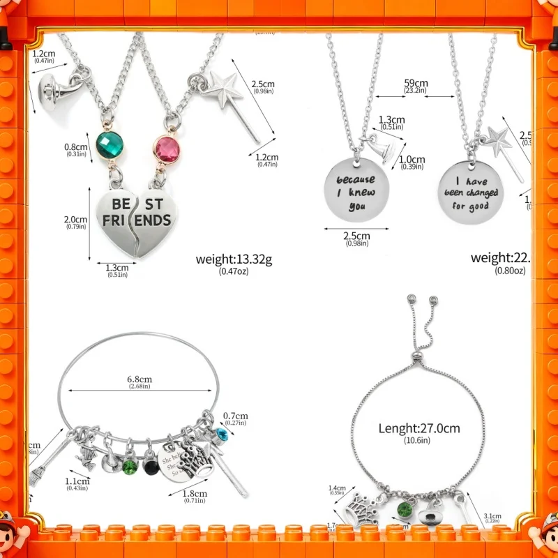 

Wicked Movies Товары Ожерелье Браслет Косплей Реквизит Аксессуары Игрушка