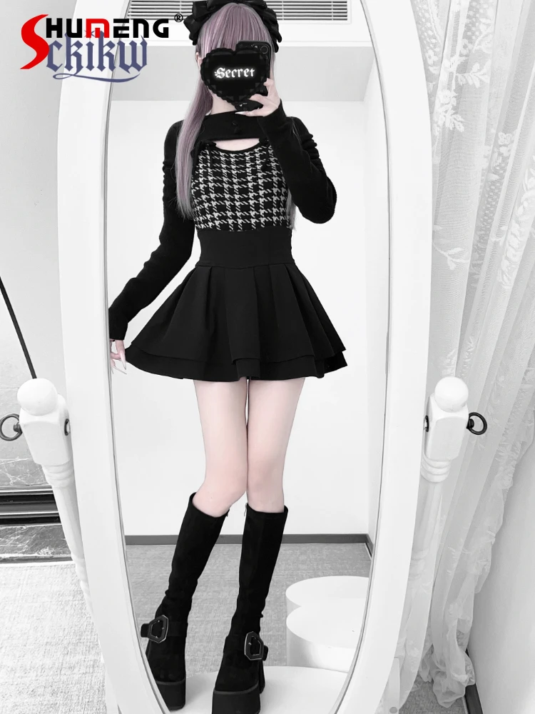 

Original Japanese Mass-Produced Cute Girls Sweet Lolita Sweater Spring and Autumn 2025 Women Slim Fit Elegant Knit Pullover Top