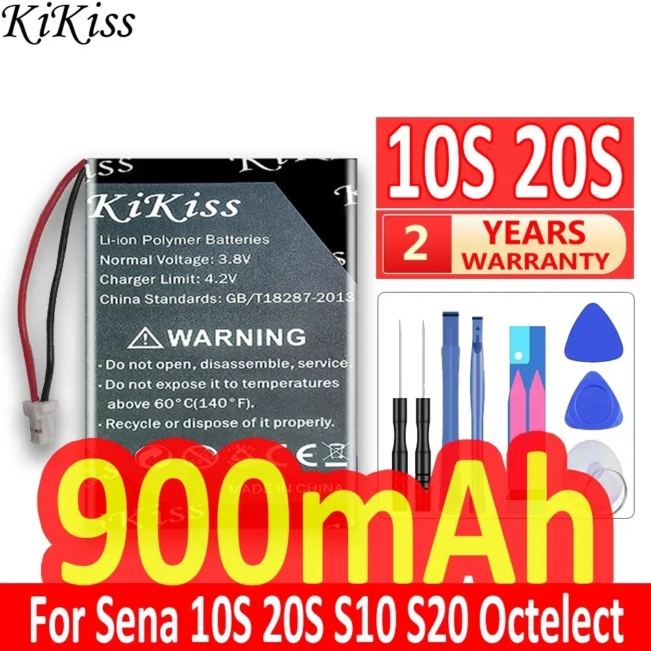 450mAh/1900mAh KiKiss Powerful Battery For Sena 30K 10U 50S 50R SMH10 SLR2 SP51 SHOEI GT-Air II 2019 10C 10S 20s 30S EVO