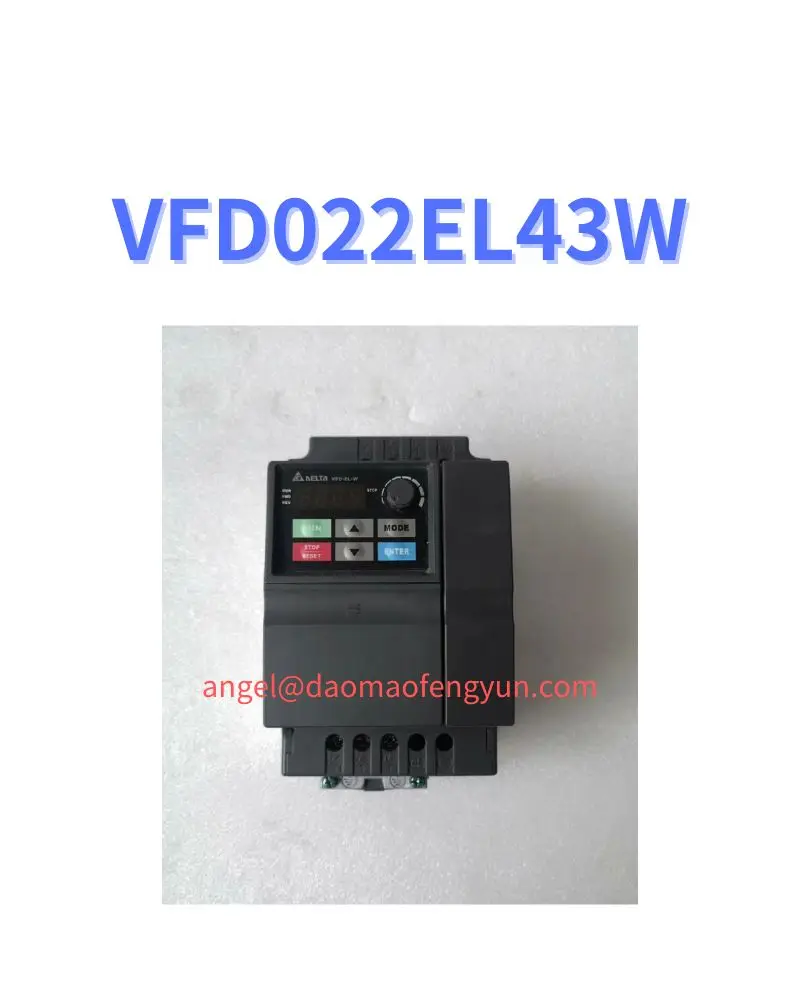 VFD022EL43W Used inverter 2.2kW operating function OK