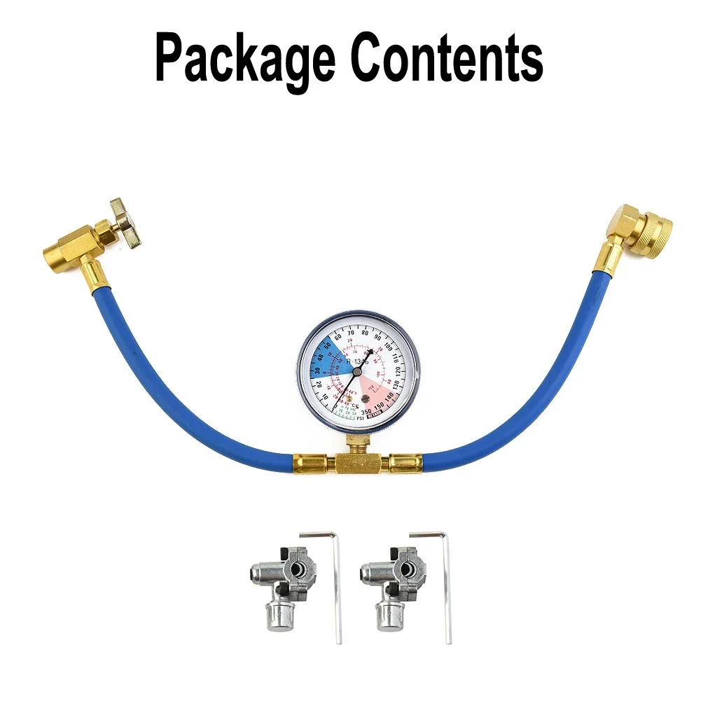 90 Degree Push In and Locking Connectors U Type Charging Hose Tap Valve Kit for BPV31 Compatible with Various Pipe Sizes