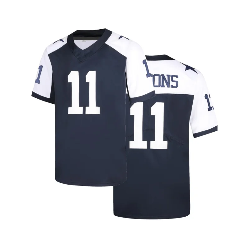 American Football Jerseys Embroidered Stitched Uniforms Breathable T-Shirt Dallas Cowboys Rugby Jerseys#11 For Adult Soccer Wear