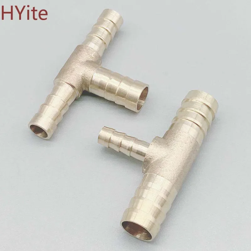 4mm 5mm 6mm 8mm 10mm 12mm 14mm 16mm Tee Type Reducing Hose Barb Brass Barbed Tube Pipe Fitting Reducer Coupler Connector Adapter