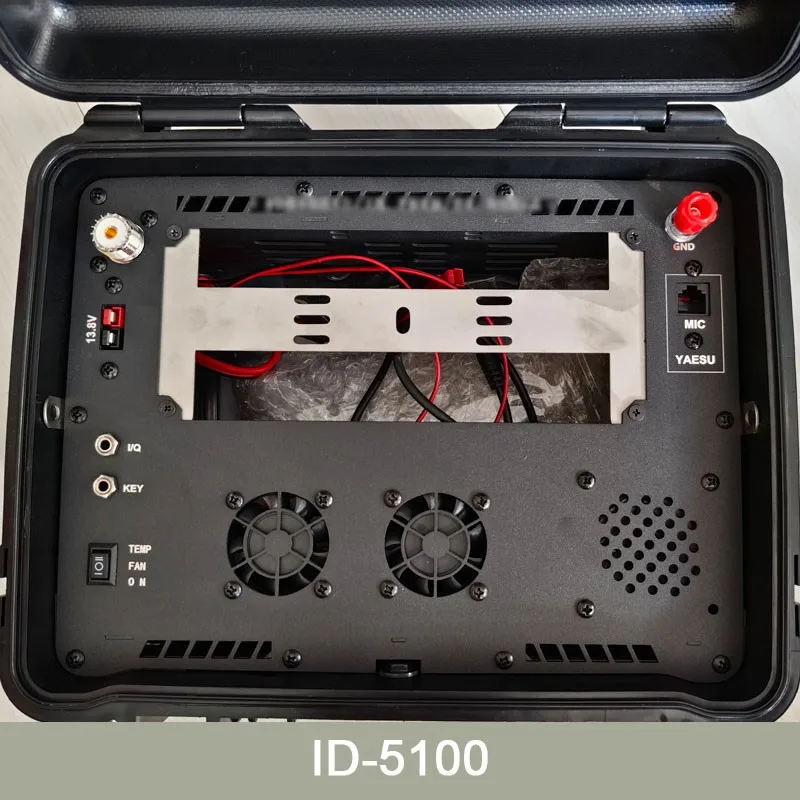 

Black Mobile Radio Case Mobile Radio Box for ICOM ID-5100 Mobile Transceiver with Large Screen