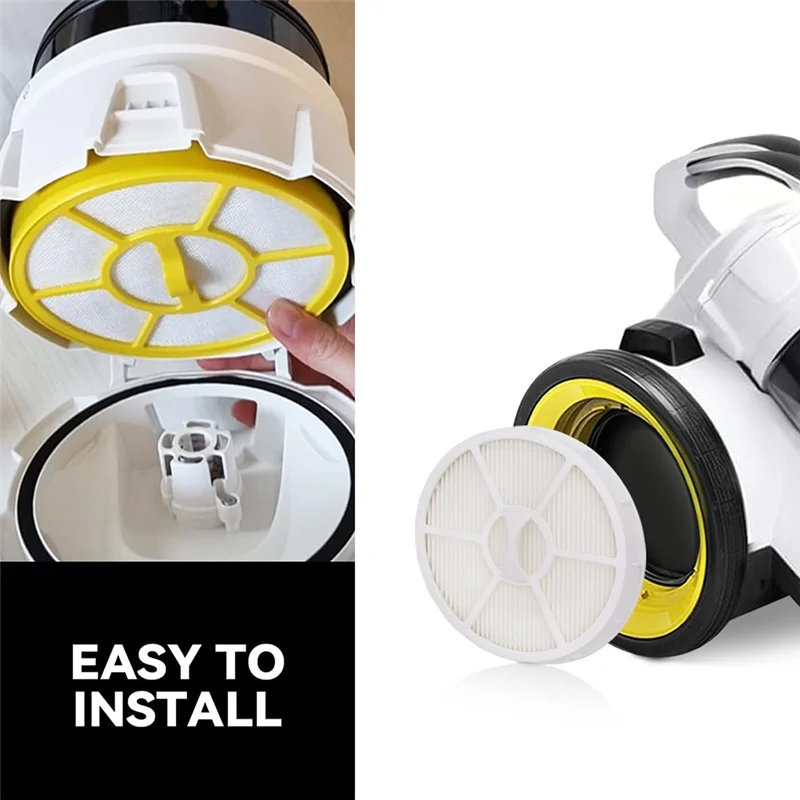قطع غيار فلتر ABGP متوافقة مع المكنسة الكهربائية Karcher VC3 1.198-125.0، 2.863-238.0 - ملحقات مجموعة الفلتر