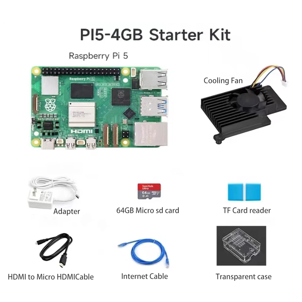 Raspberry Pi 5 Model Pi5 4GB / 8GB RAM pilihan