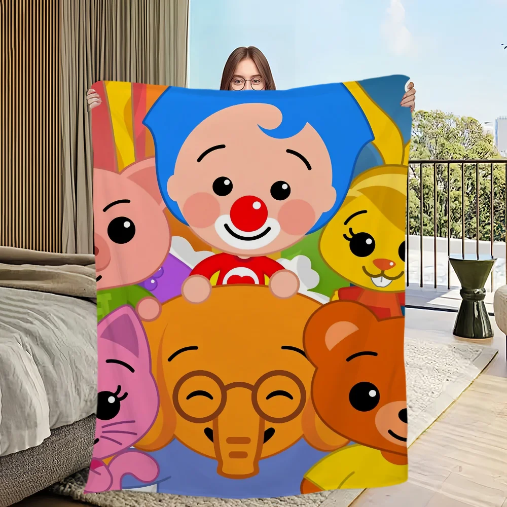 P-Plim Niedliche Decke, bequem, hautfreundlich, weich, geeignet für Sofa, Wohnzimmer, Bett, Schlafzimmer, ideal für Reisen und als Geschenk. – Detail 7