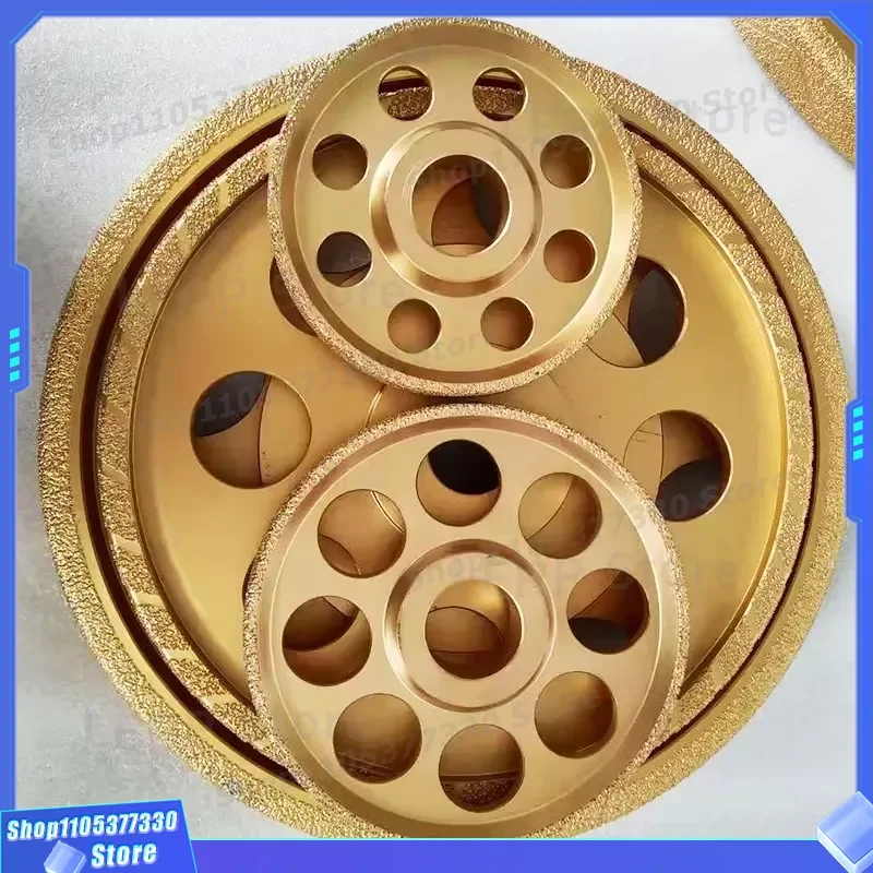 Brazed Diamond Grinding Wheel for Cast Iron Malleable Gray Iron High Quality Metal Grinding Disc Industrial Tool Accessories