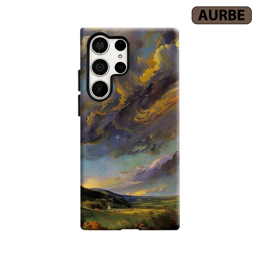 Surreal Sky Landscape Phone Case for Samsung Galaxy S26 S25 Ultra S24 S23 Ultra Plus Shockproof Double Layer Tough Back Cover