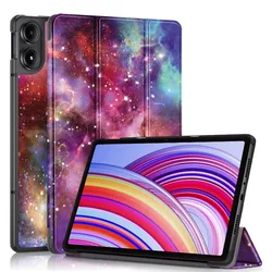 Tablet Cover For POCO Pad 2024 Case 12.1 inch Painted PU Leather Magnetic Case For Xiaomi Redmi Pad Pro 12 1 Poco Pad Cover