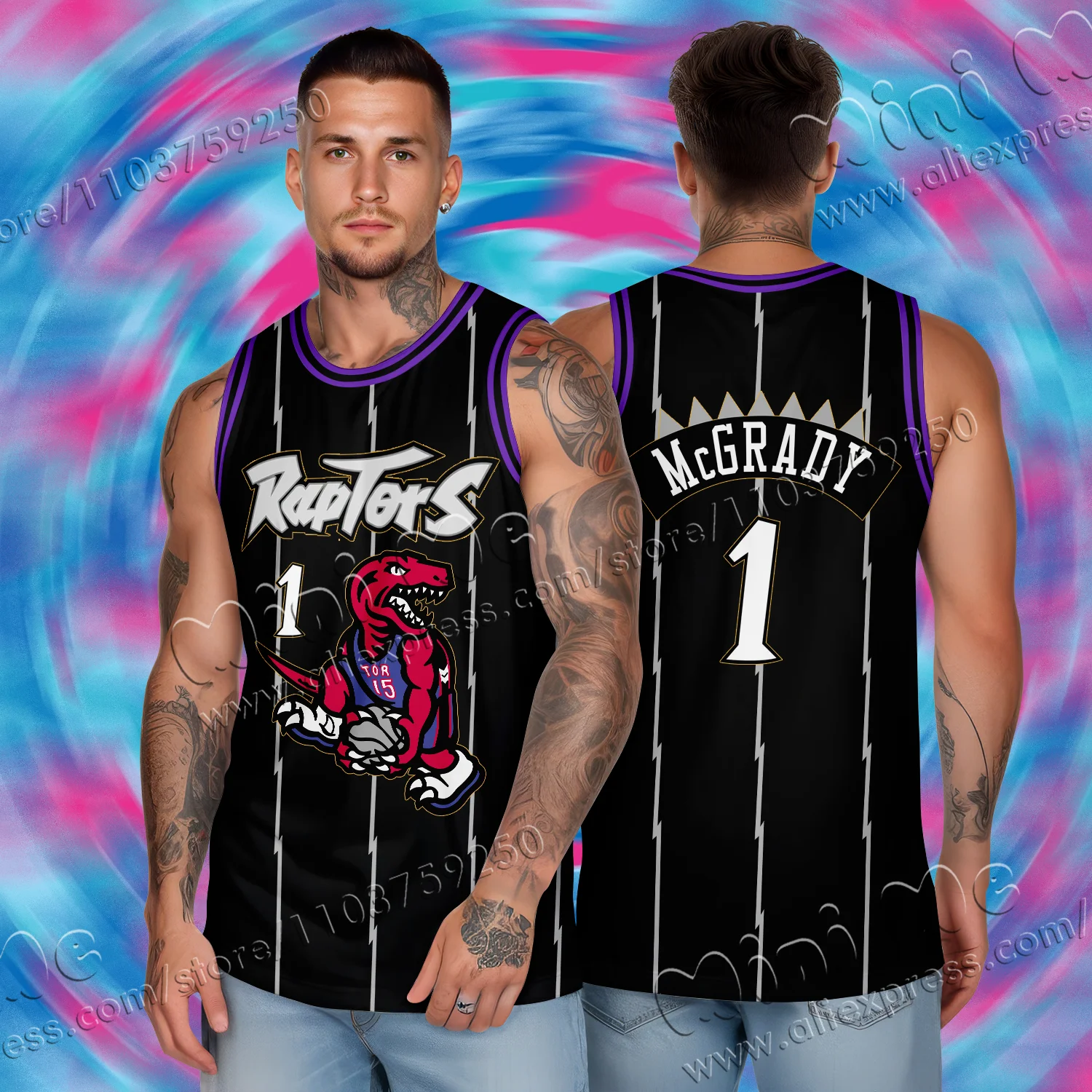 25 Raptors 15 Carter Home and Away Vintage Jersey Men's Adult and Children's Basketball Suit Training Suit