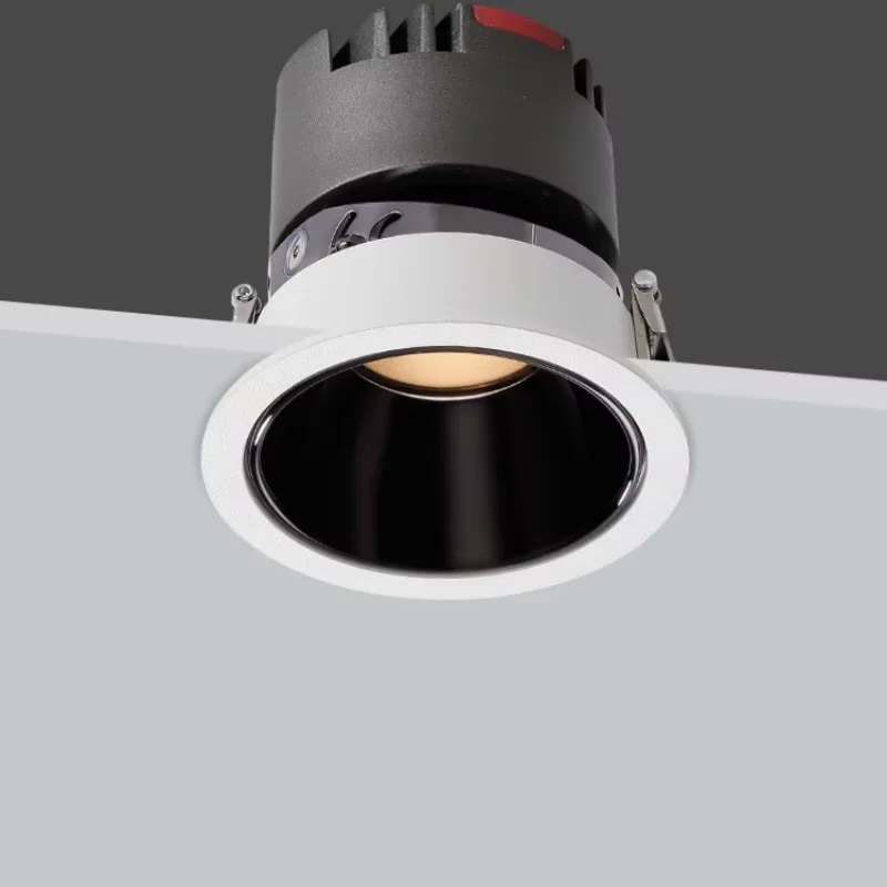 

Recessed Anti-glare LED COB Spotlight 5W 7W 9W 12W 15W 18W 24W Dimmable 85-265V Ceiling Downlight For Foyer Study Shop lighting