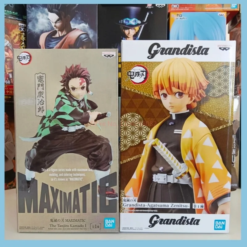 Bandai Demon Slayer Anime Desktop Ornament – Tomioka Giyu Tanjirou Zenitsu Sammlerlandschaft Modell Spielzeug Geschenk zum Geburtstag
