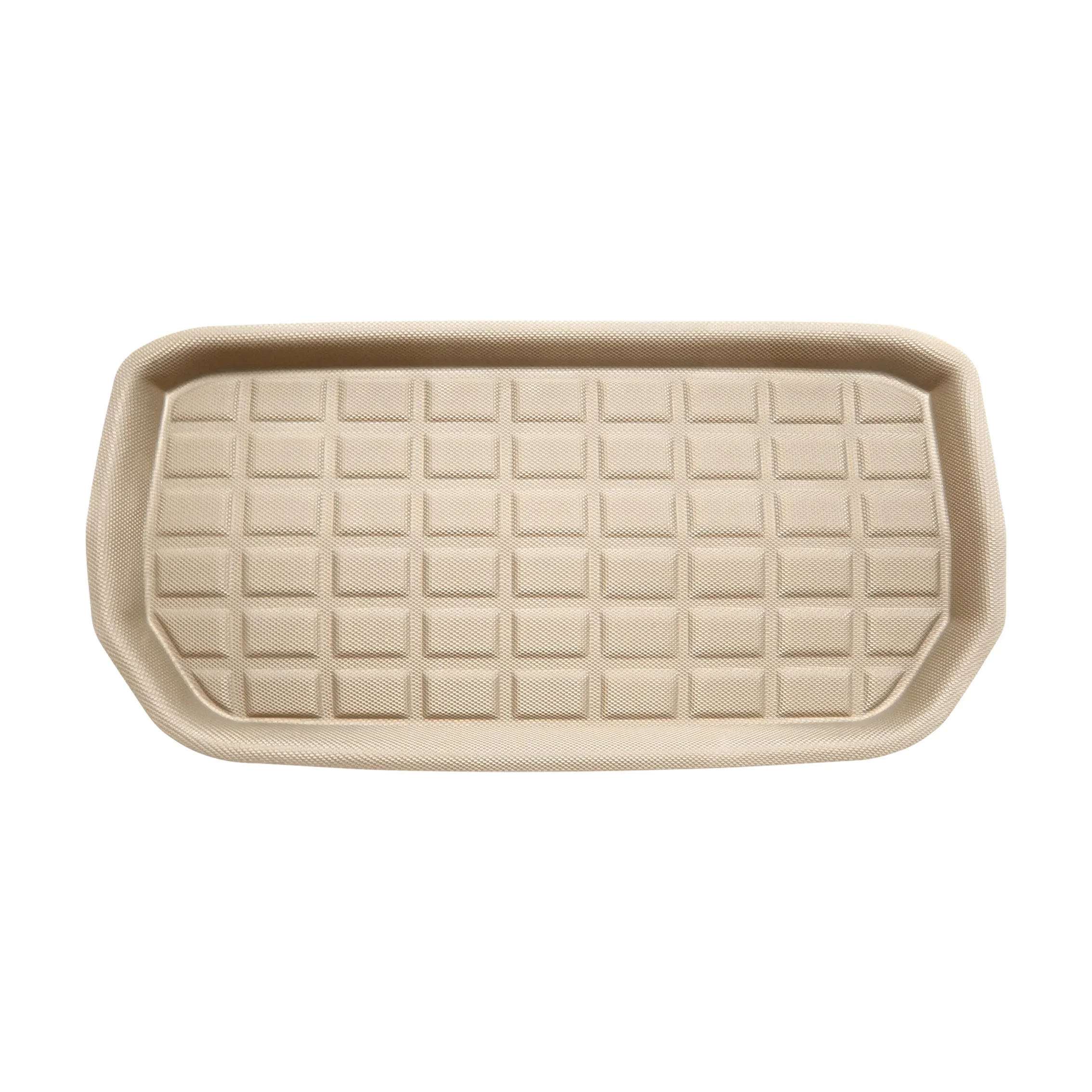 Beige XPE Front Spare Box Pad for 2021-2024 Tesla Model Y – Frunk Luggage Compartment Mat