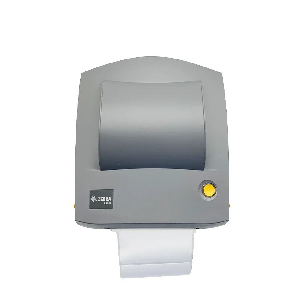 ZP888 Grey Hd Printing Shipping Barcode Thermal Label Printer For School Office Home Using