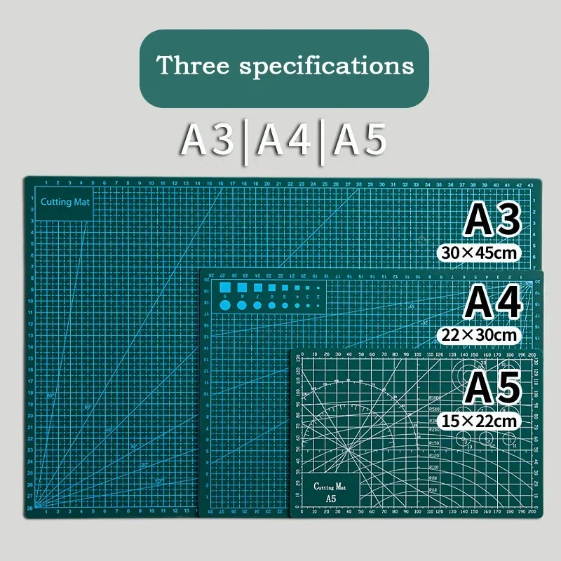 Double-sided Patchwork Cut Pad Patchwork Tools Manual DIY Model Tool A3 A4 A5 PVC Cutting Mat Pad Board Self-healing