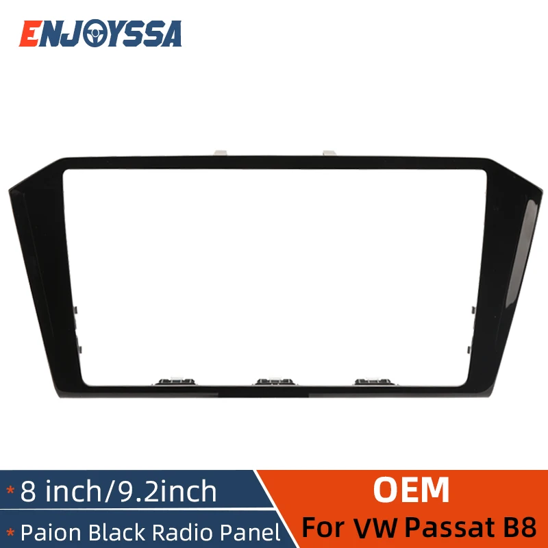 

MIB 3 Headunit Black Paint Radio Frame PANEL Fascias CD Board Plates Box Trim 9.2 inch 8.0 inch Original For VW Passat B8 2018--