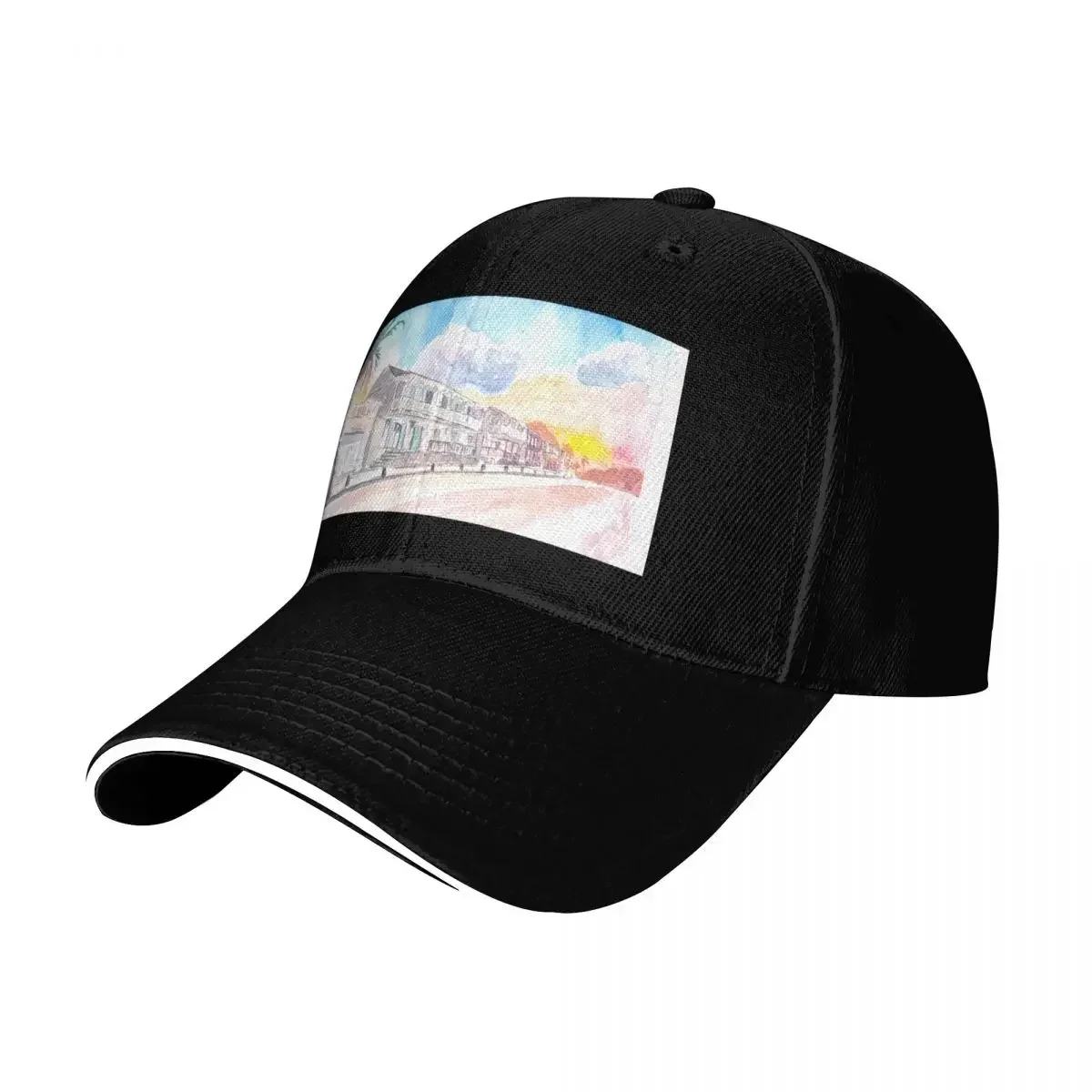 French Caribbean Vibes in Marigot Saint Martin Baseball Cap Gentleman Hat Golf Hat Man Hat Beach Male Women's