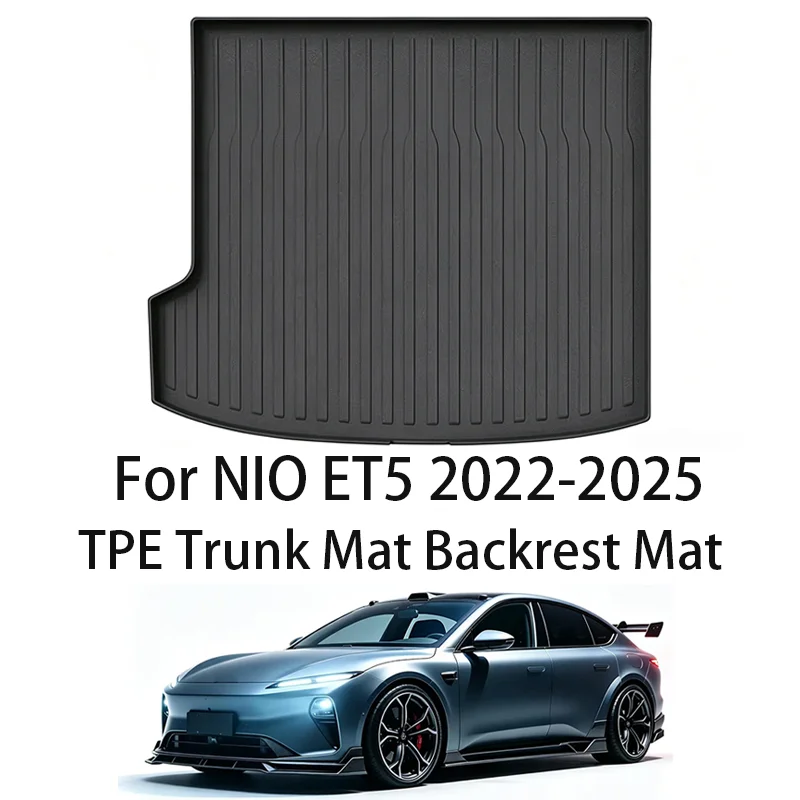 For NIO ET5 2022-2025 Custom Fit 3D TPE Trunk Mat All Weather Waterproof Anti-Slip Odorless Cargo Liner Car Interior Accessories