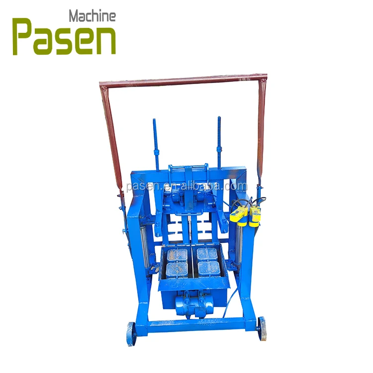 

Mobile Manual Mini Hollow Cement Block Making Machine Small Hollow Block Machine Manual Soil Cement Brick Making Machine