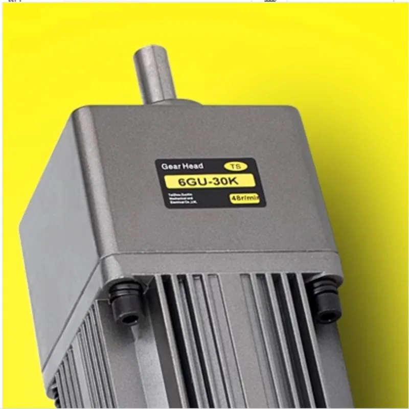 Micro AC Asynchronous Gear Speed Regulation Fixed Speed Reduction Motor Gearbox 6GU-3K-300K