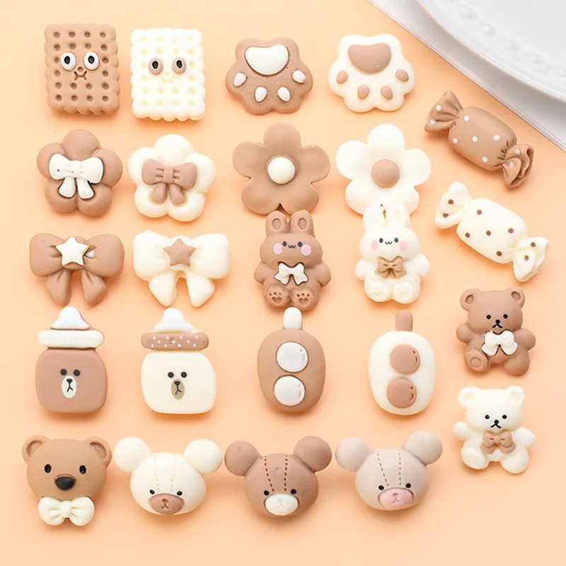 10Pcs Cartoon Cute Flower Animal Resin Sewing Buttons Shank Novelty Accessories Craft DIY Supplier Child Baby Clothing Decor