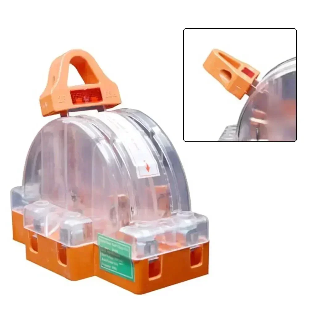 Household And Hotel 32A/63A/100A 220V Transparent Double-pole Power Switch, Double-throw Knifes Switch Tool And Accessories