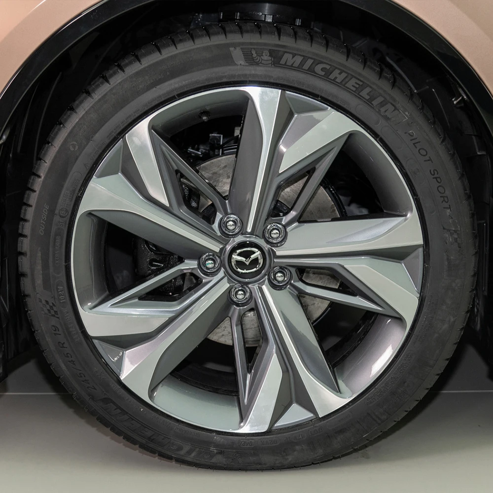 4PCS 56mm Car Wheel Center Caps Tyre Rim Hub cap Cover Stickers Badge For Mazda 2 3 5 6 7 323 626 RX7 RX8 MX3 MX5 Axela Atenza